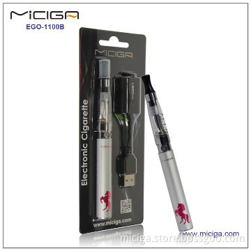 Hot selling e smart e-cigarette kit, 1100mAH capacity e vaporizer ecig